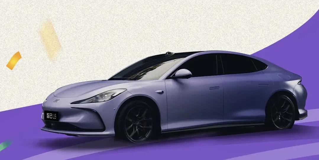 智己L6全新车机主题，限量奥运紫涂装，售价21.99万元起。